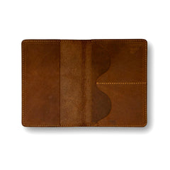 Classic Wanderer | Rugged Leather Passport Holder - Przewalske
