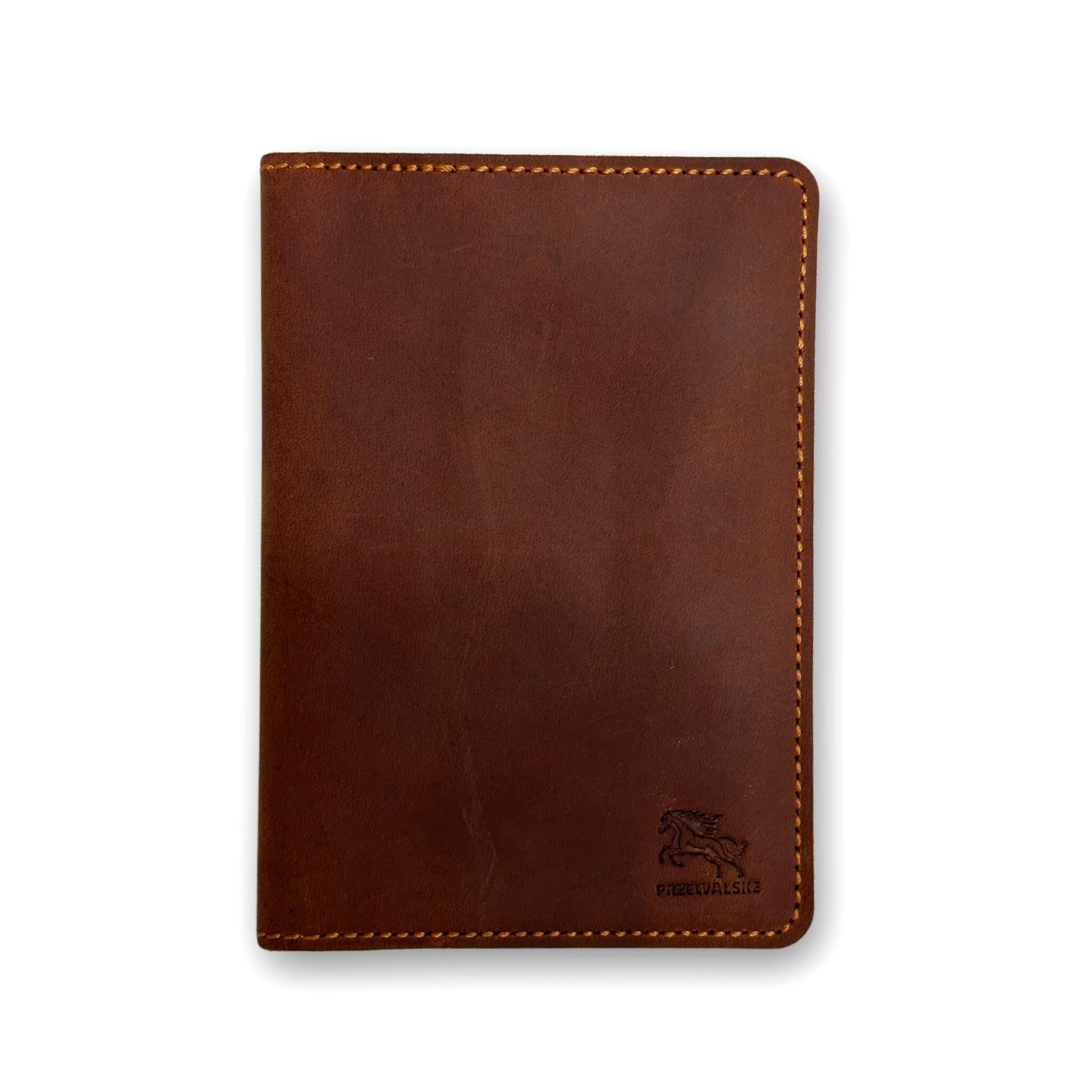 Classic Wanderer | Rugged Leather Passport Holder - Przewalske