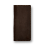 Elite Legacy | Classic Masterpiece | Long Leather Wallet | Dark Brown - Przewalske