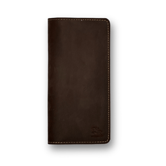 Elite Legacy | Classic Masterpiece | Long Leather Wallet | Dark Brown - Przewalske
