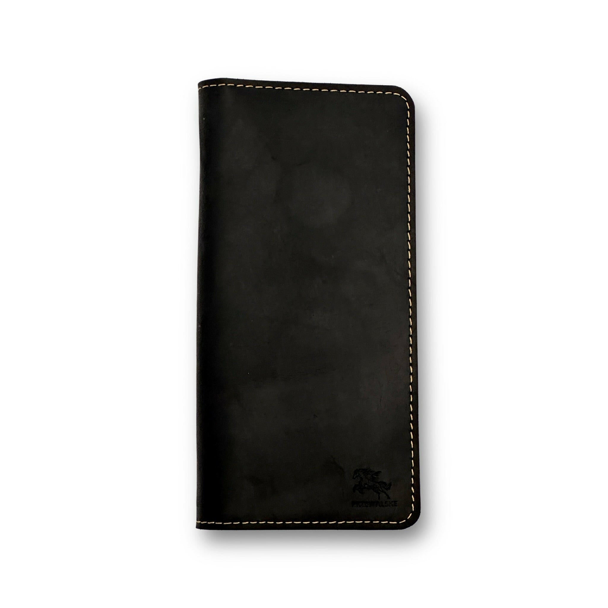 Espresso Elite | Classic Masterpiece | Long Leather Wallet | Black - Przewalske