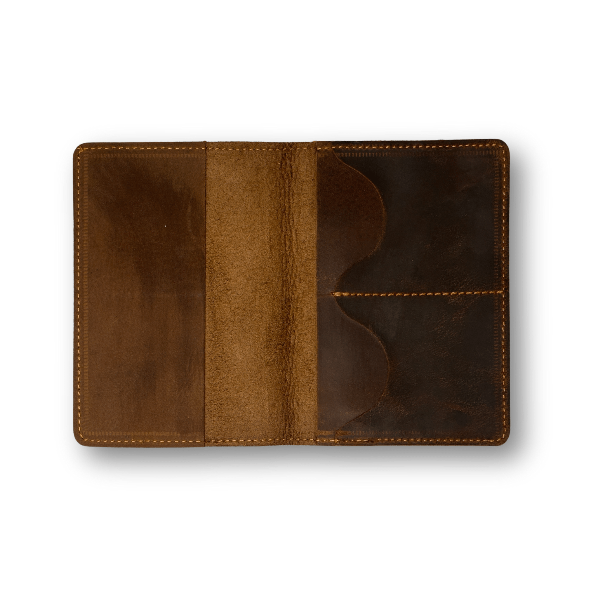 Classic Wanderer | Rugged Leather Passport Holder - Przewalske
