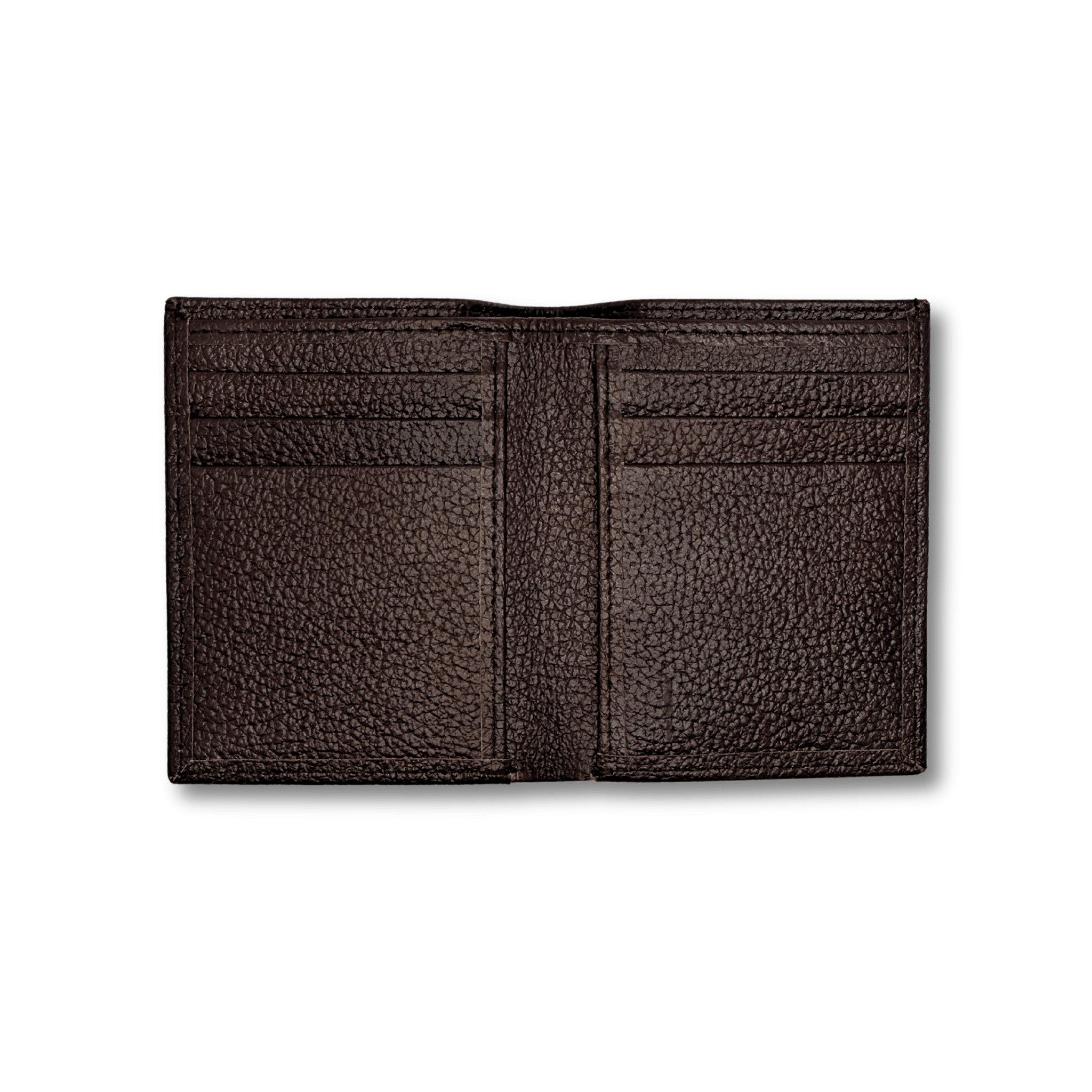 Elegance Redefined | Signature Full - Grain Leather Wallet | Rich Black & Dark Brown - Przewalske