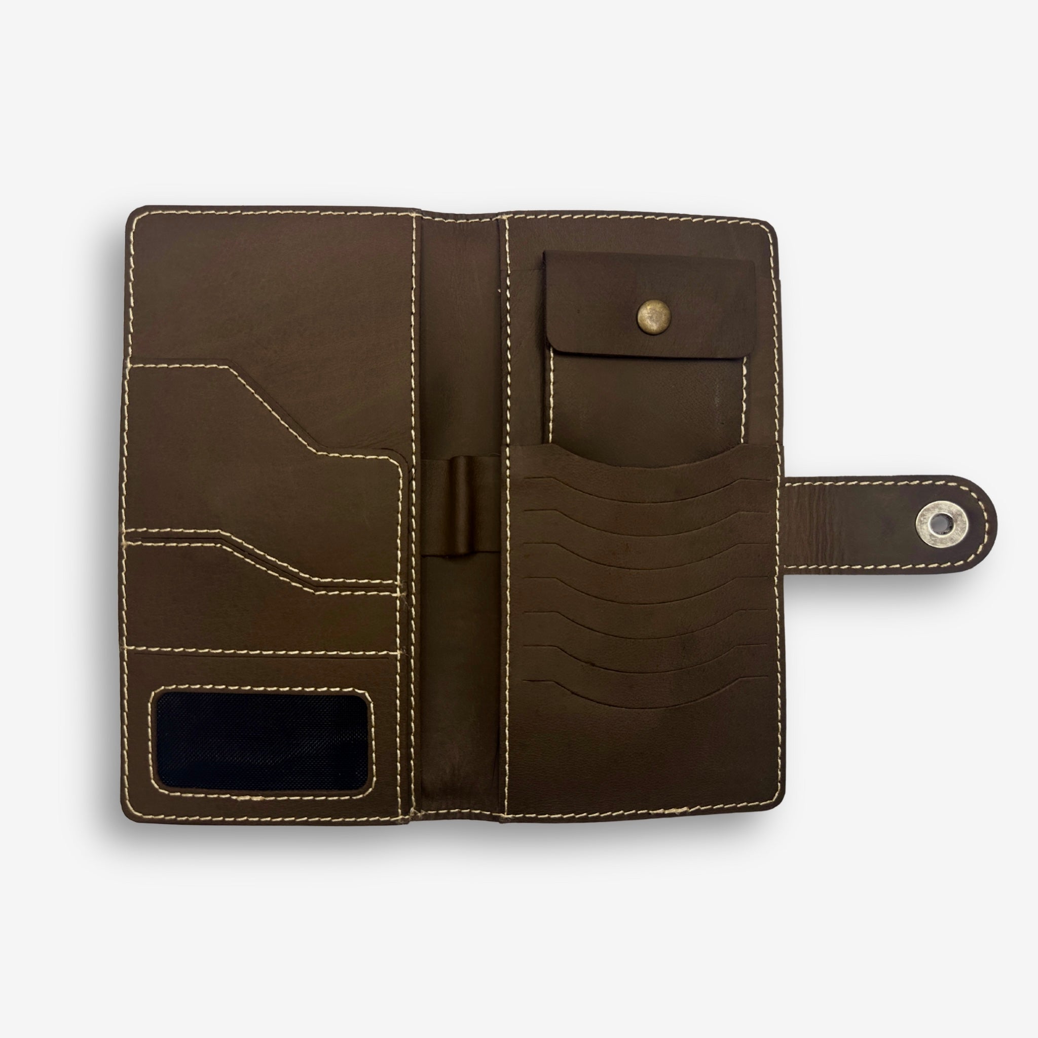Premium Quality Leather Cheque Book Holder - Przewalske