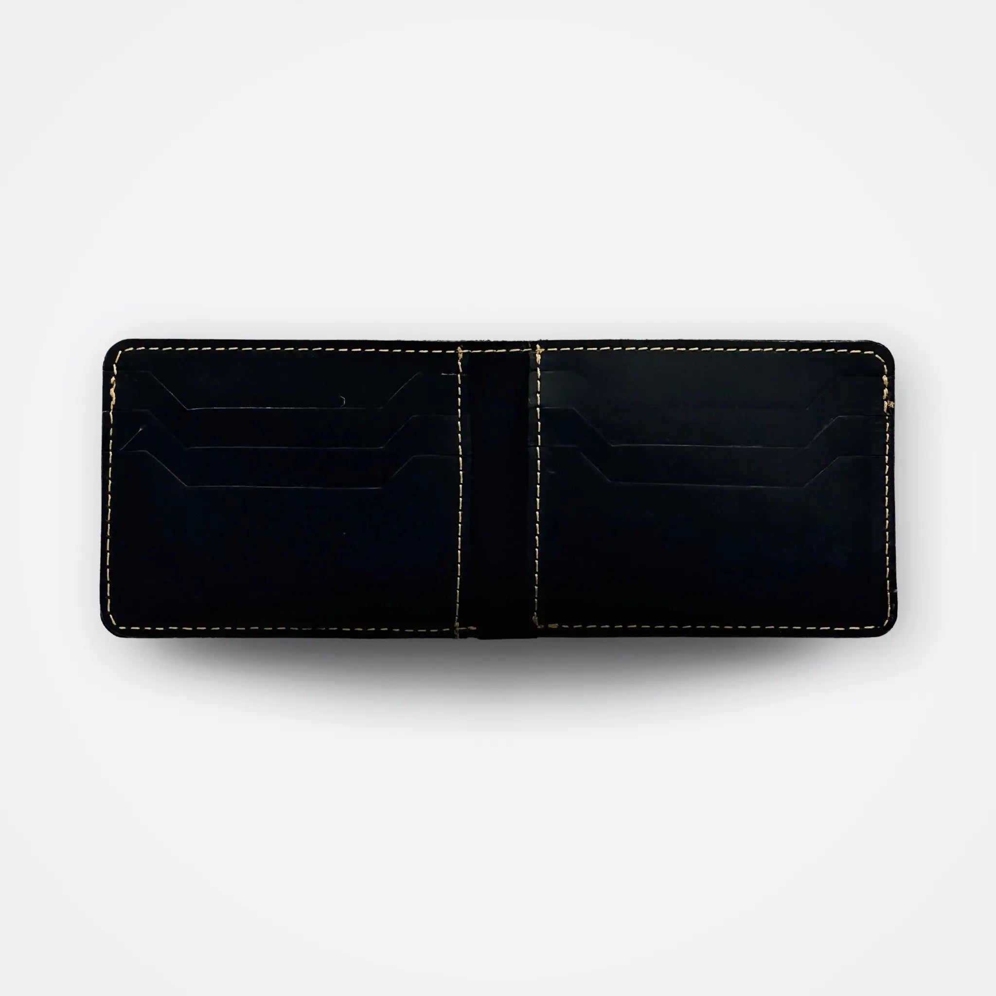 Signature Edition | Bi - Fold Crazy Horse Leather Wallet | Black - Przewalske