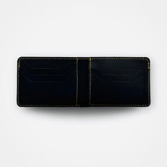 Signature Edition | Bi - Fold Crazy Horse Leather Wallet | Black - Przewalske